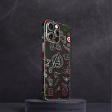 Avengers Doodle Mobile Skin Avengers Doodle Mobile Skin