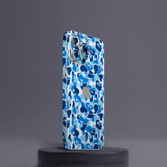 Bape Blue Camo Mobile Skin