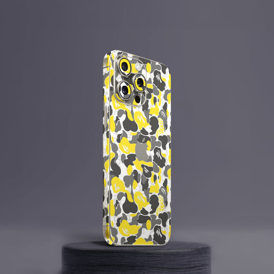 Bape Yellow Camo Mobile Skin