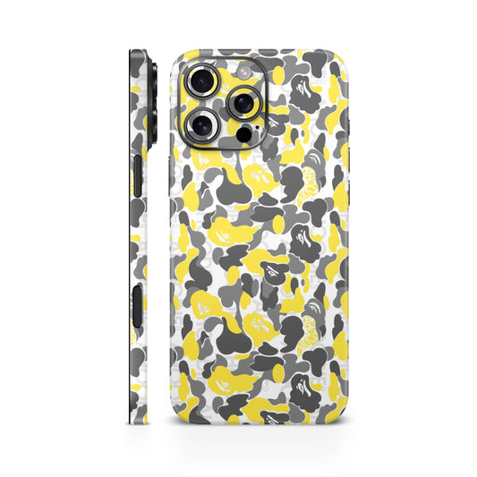 Bape Yellow Camo Mobile Skin