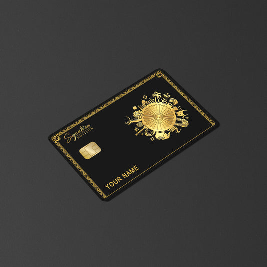 Bharat Gold Signature Edition Card Skin