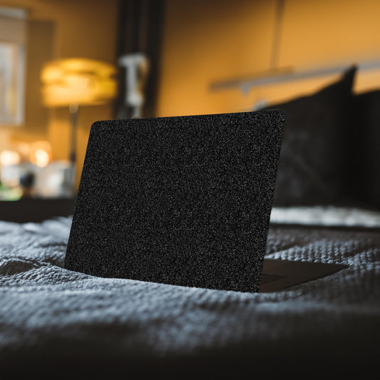 Black Glitter Laptop Skin