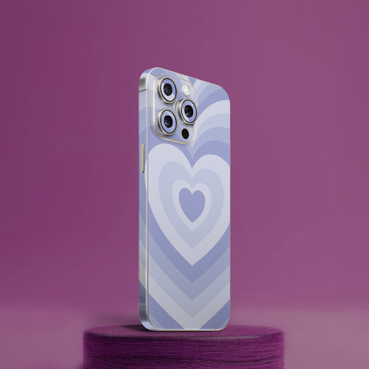 Blue Heart Mobile Skin