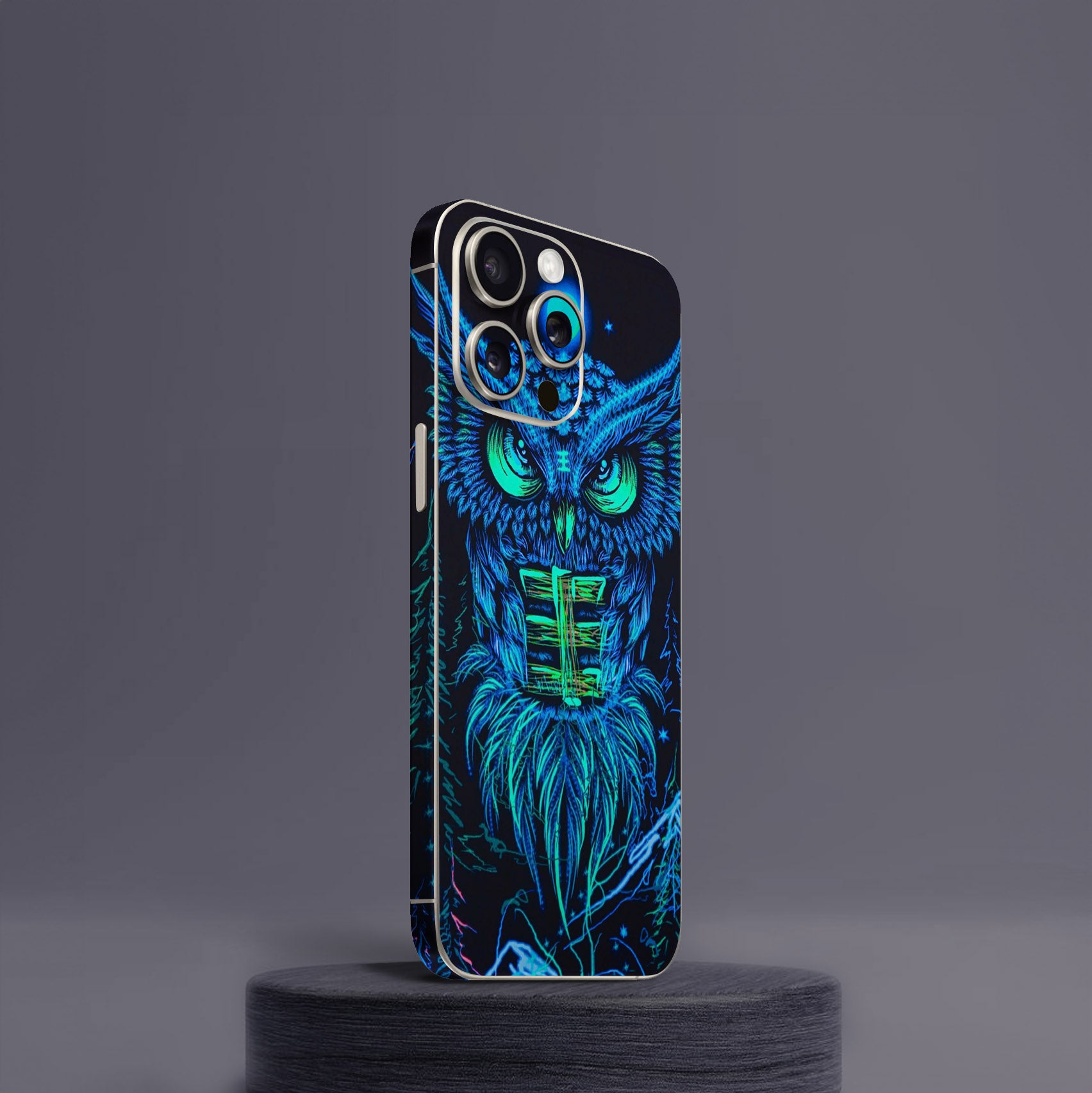 Blue Owl Mobile Skin Blue Owl Mobile Skin