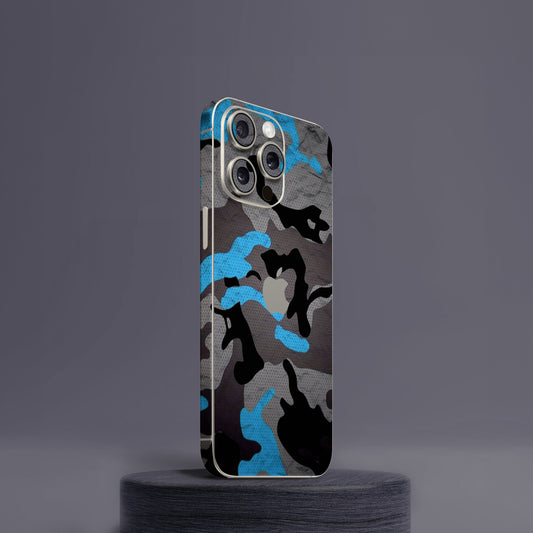 Combat Blue Camo Mobile Skin