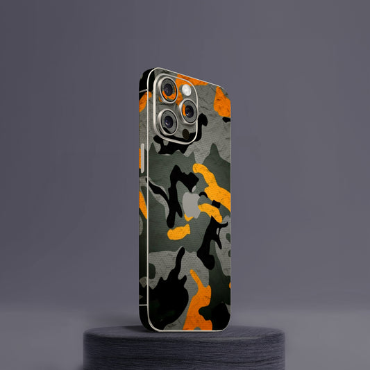 Combat Orange Camo Mobile Skin