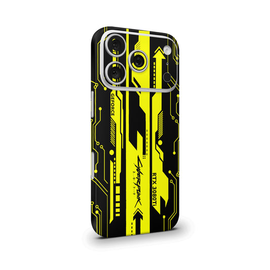 Cyberpunk V1 Black Yellow Mobile Skin