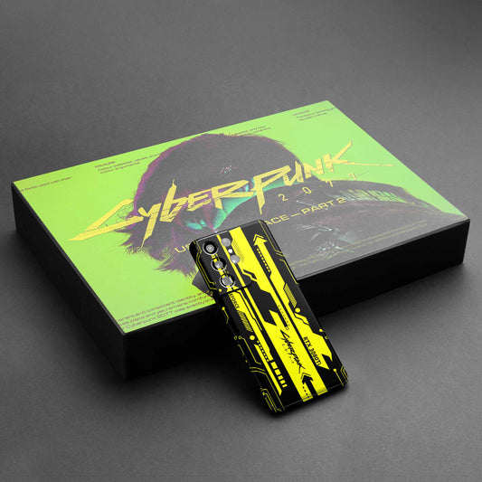Cyberpunk V1 Black Yellow Mobile Skin