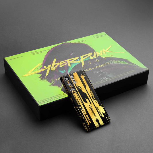 Cyberpunk V1 Gold Mobile Skin