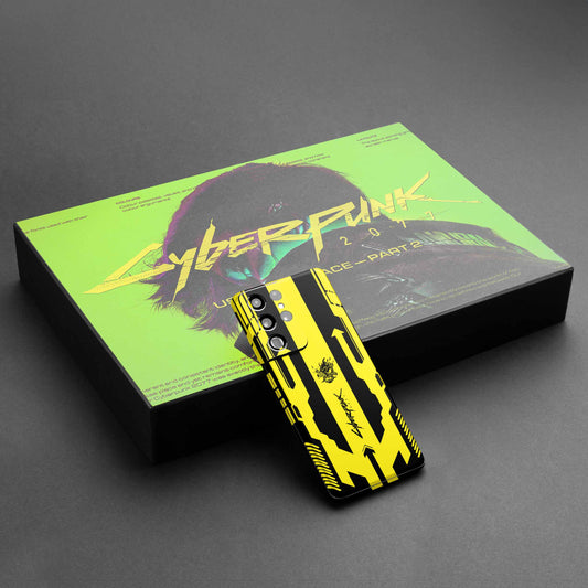 Cyberpunk V2 Black Yellow Mobile Skin