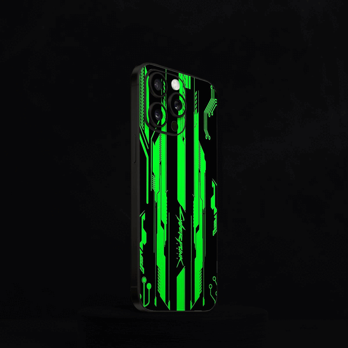 Cyberpunk V3 Dark Neon Mobile Skin Cyberpunk V3 Dark Neon Mobile Skin