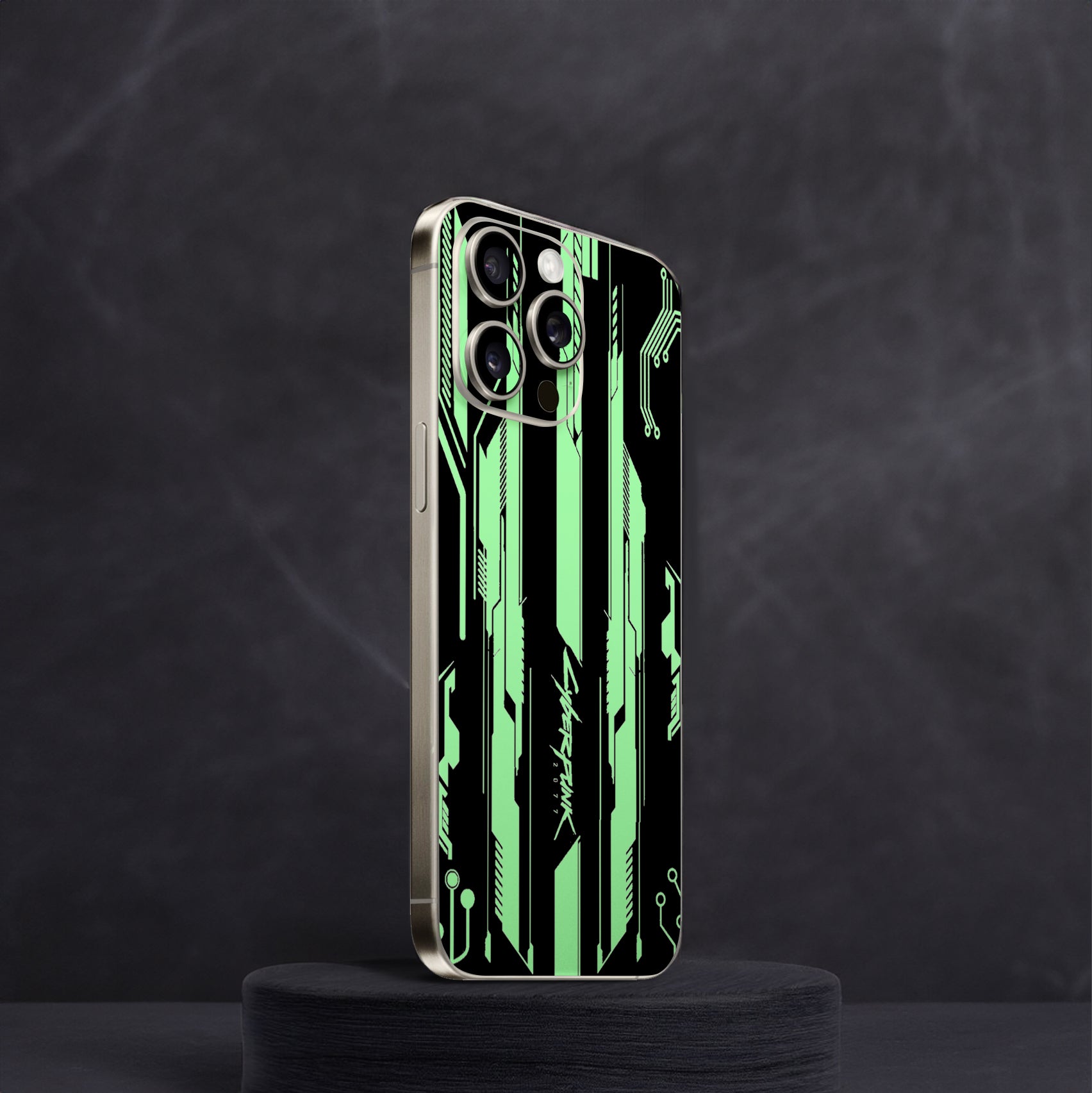 Cyberpunk V3 Dark Neon Mobile Skin Cyberpunk V3 Dark Neon Mobile Skin
