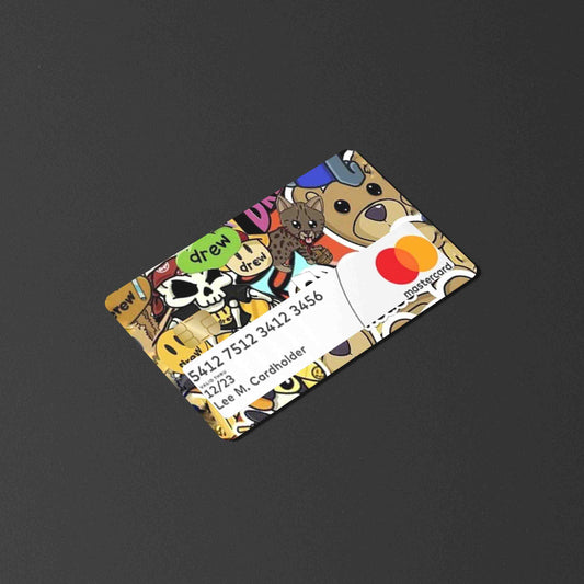 Drew Abstract Card Skin With Window