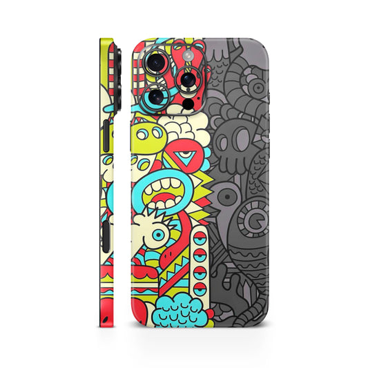 Dual Abstract Mobile Skin