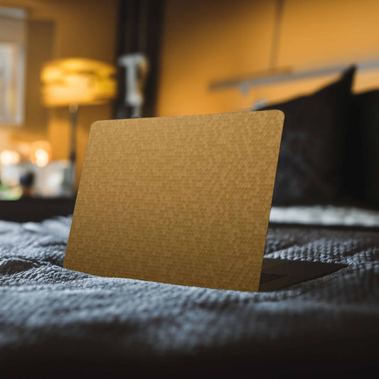 Gold Honeycomb Laptop Skin