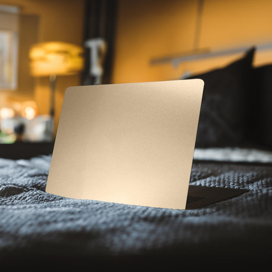 Gold Metallic Laptop Skin