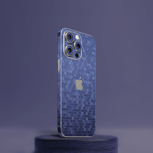 Honeycomb Blue Mobile Skin
