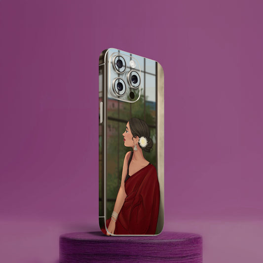 Indian Girl Art 2 Mobile Skin