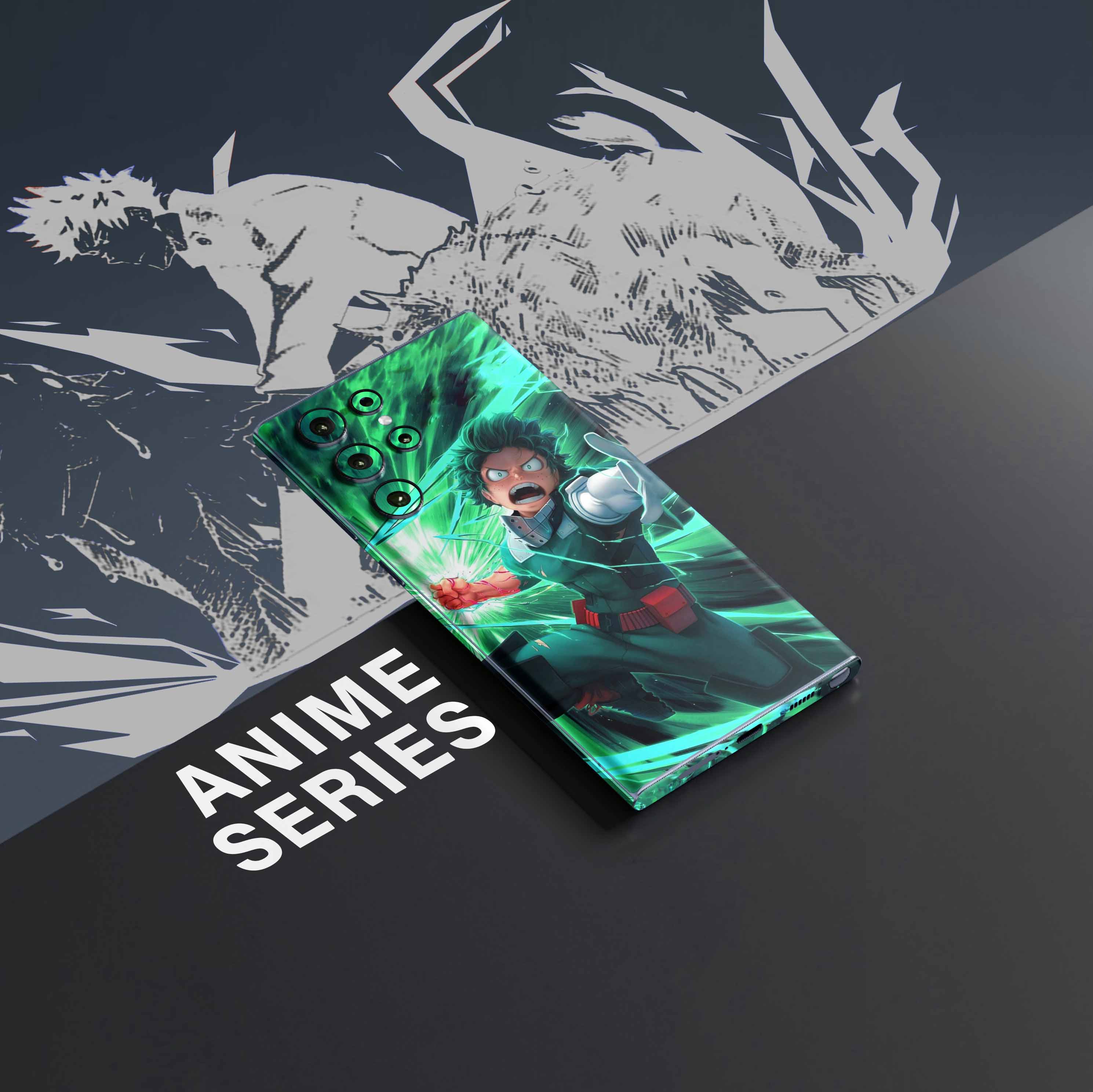 Izuku Midoriya Anime Mobile Skin Izuku Midoriya Anime Mobile Skin