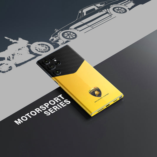 Lamborghini Yellow Mobile Skin