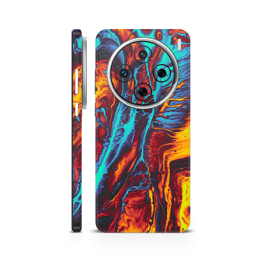 Lava Marble Mobile Skin