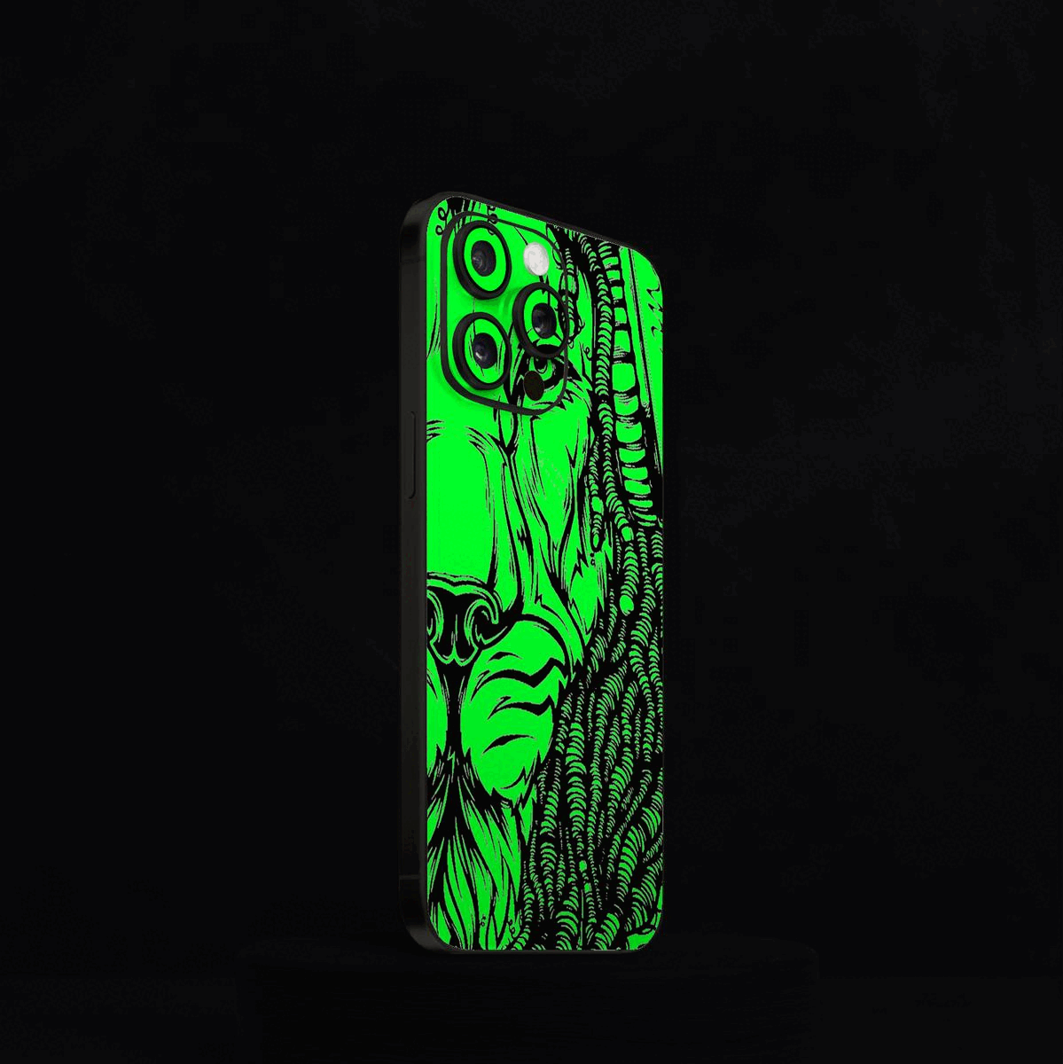 Lion Neon Mobile Skin Lion Neon Mobile Skin