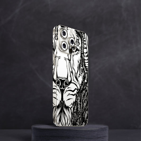 Lion V2 White Mobile Skin