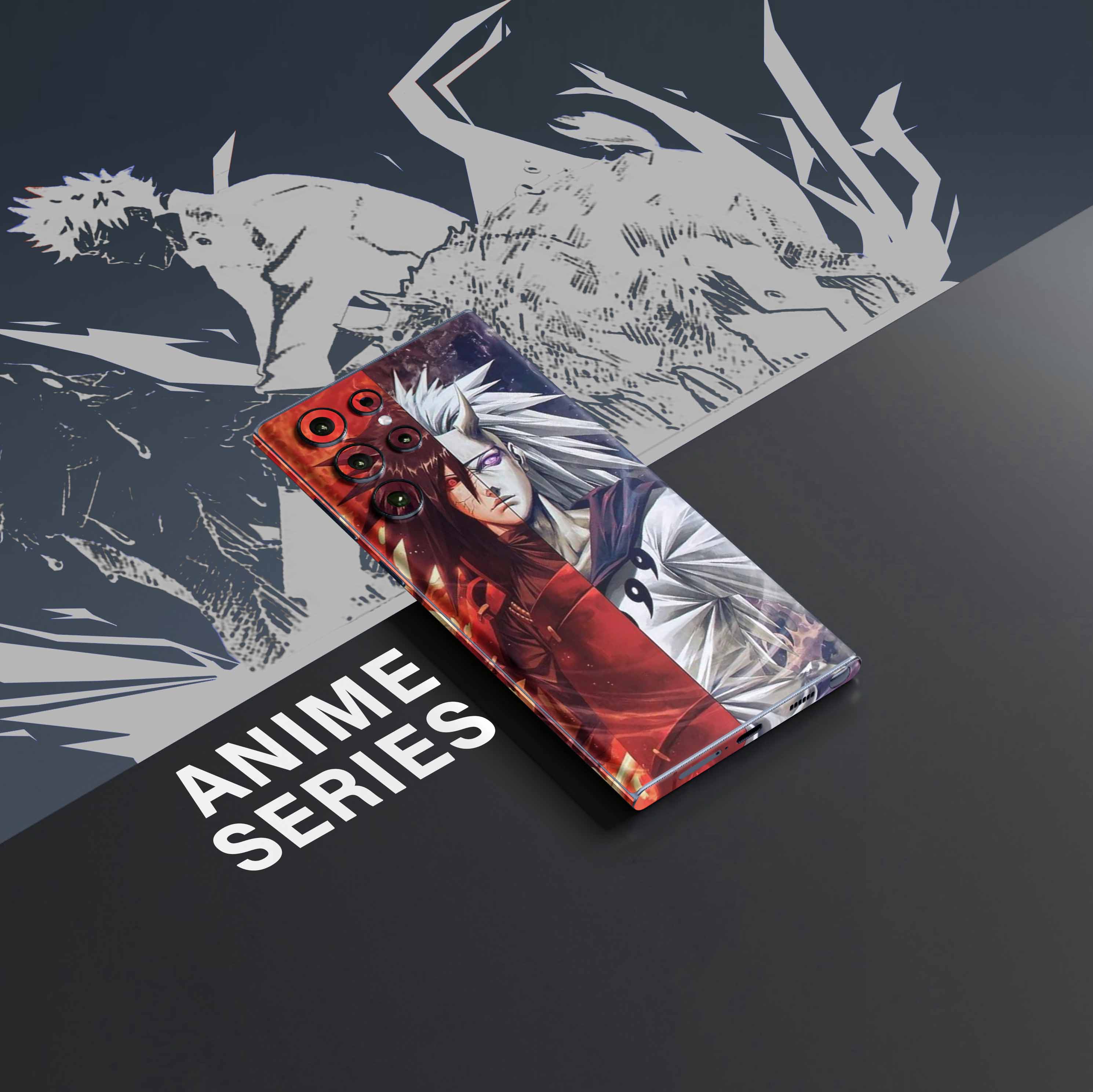 Madara Uchiha Dual Anime Mobile Skin Madara Uchiha Dual Anime Mobile Skin