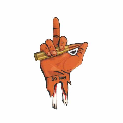 Middle Finger Sticker