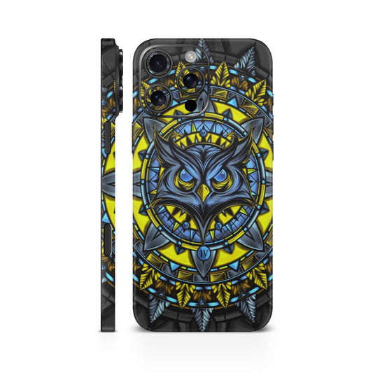 Mighty Owl Yellow Mobile Skin