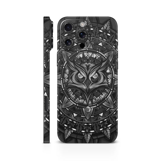 Mighty Owl Grey Mobile Skin