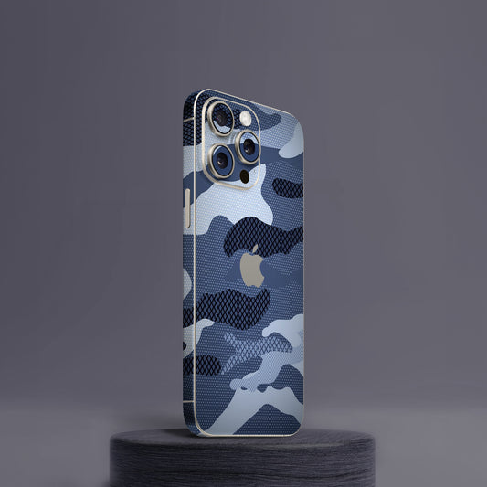 Military Blue Camo Mobile Skin