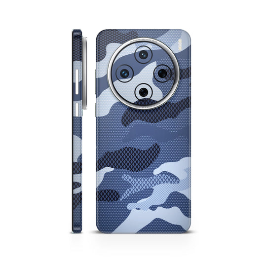Military Blue Camo Mobile Skin