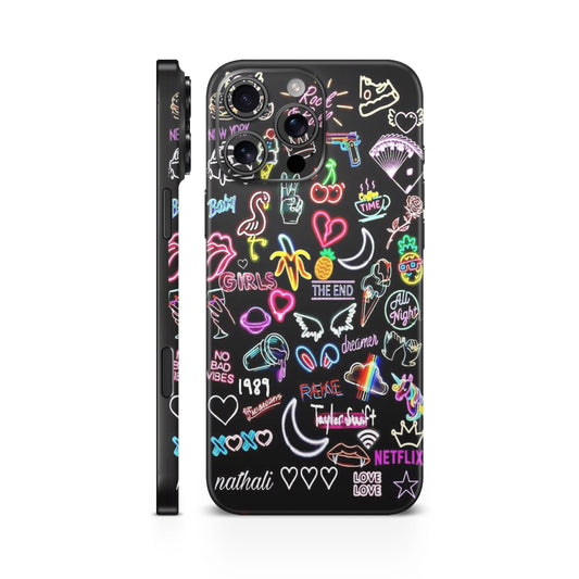 Neon Abstract 2 Mobile Skin