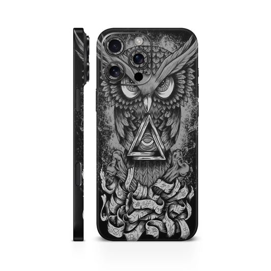 Night Owl Grey Mobile Skin