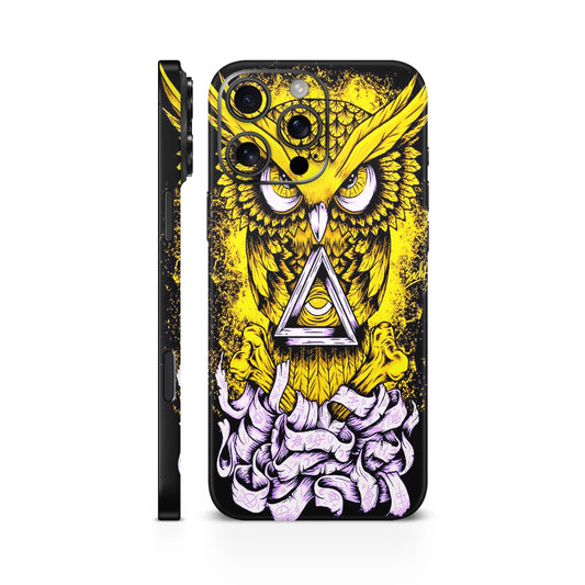 Night Owl Yellow Mobile Skin