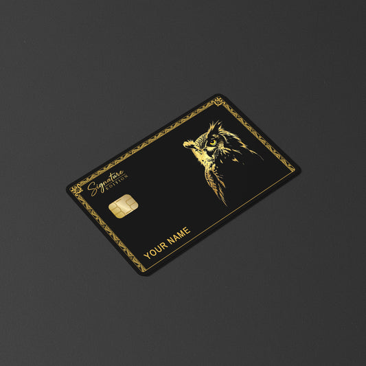Owl Gold Edition Card Skin