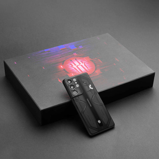 Red M Dark Mobile Skin