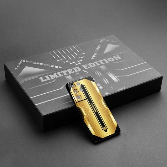 Red M Gold Mobile Skin