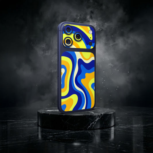 Retro Abstract Camera & Pocket Skin for iPhone 17 Pro / 17 Pro Max