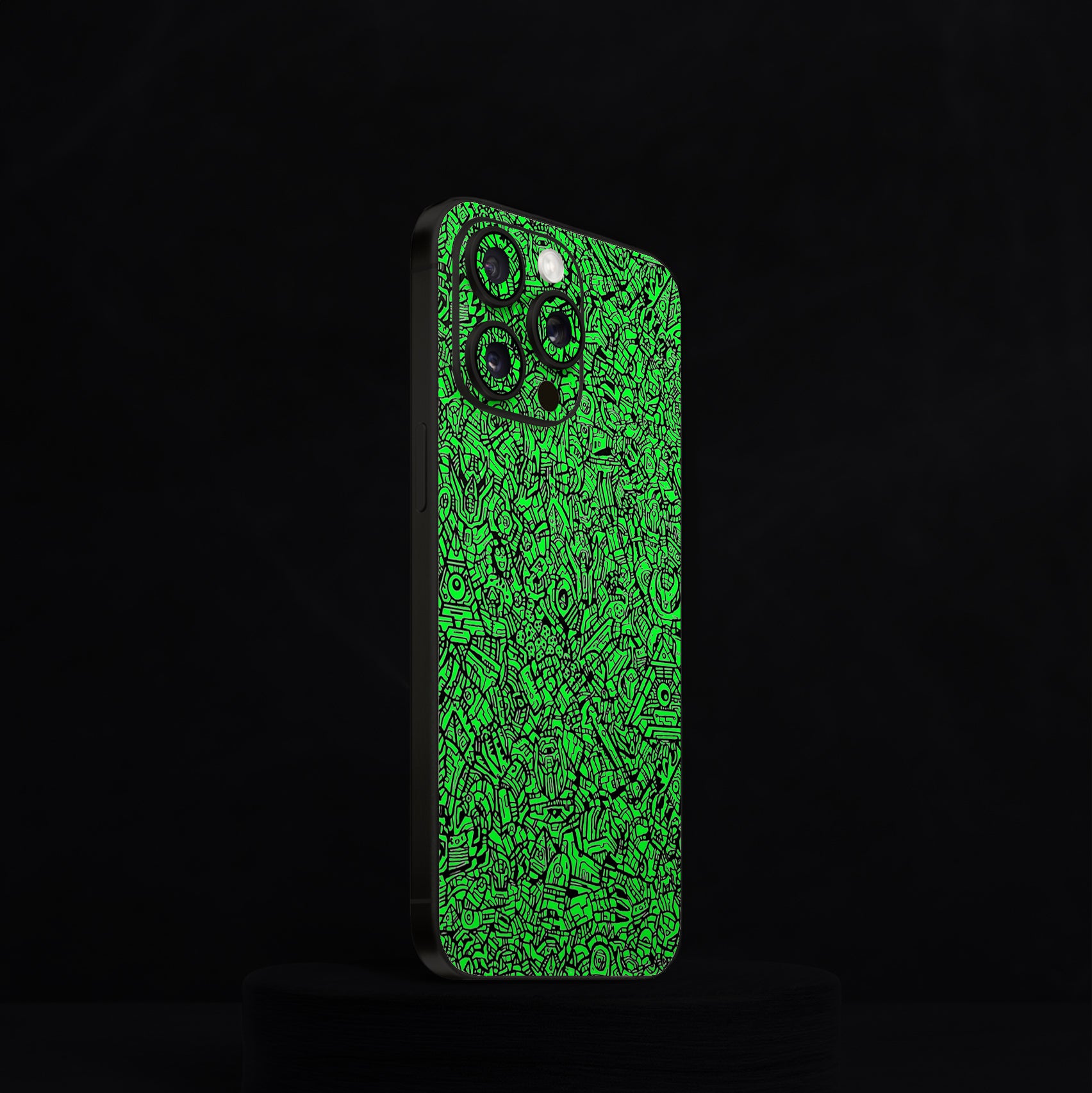 Robot Camo Neon Mobile Skin Robot Camo Neon Mobile Skin