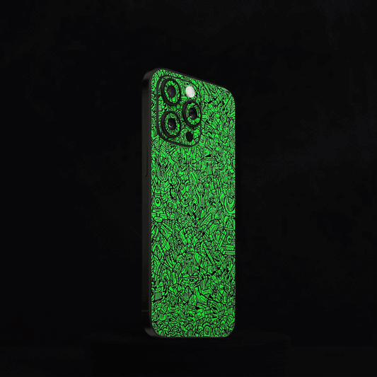 Robot Camo Neon Mobile Skin