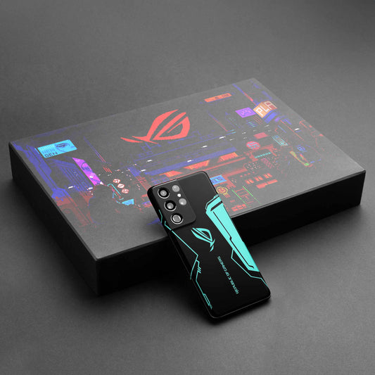 Rog Classic Cyan Mobile Skin