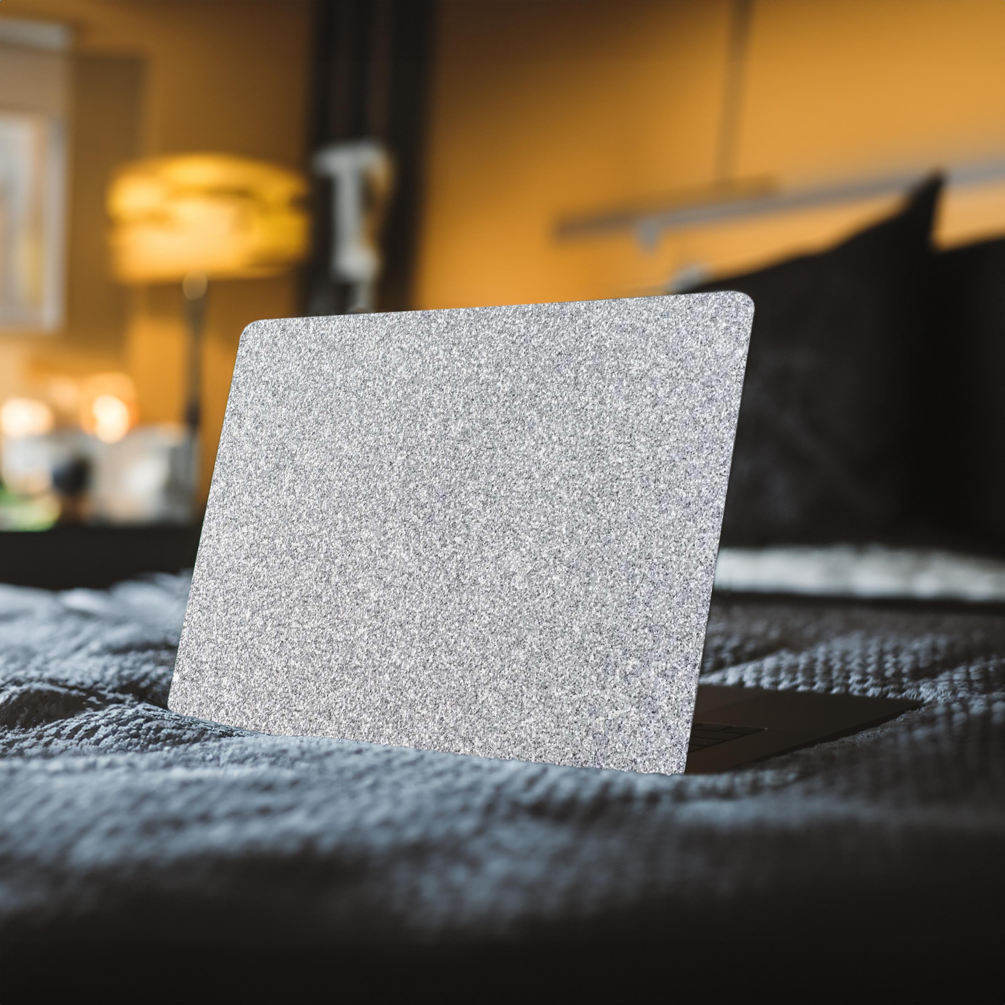 Silver Glitter Laptop Skin Silver Glitter Laptop Skin