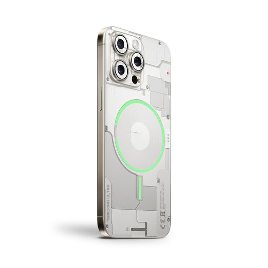 Teardown White Neon Mobile Skin