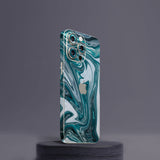 Teal Marble Mobile Skin Teal Marble Mobile Skin