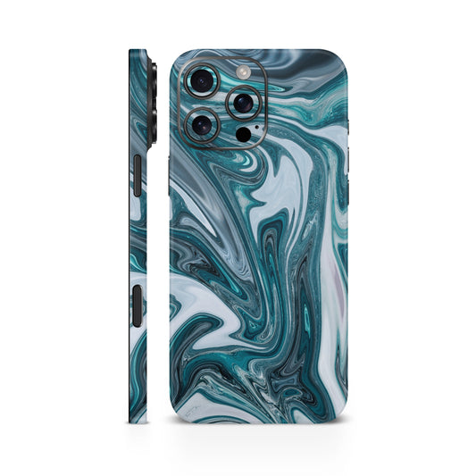 Teal Marble Mobile Skin