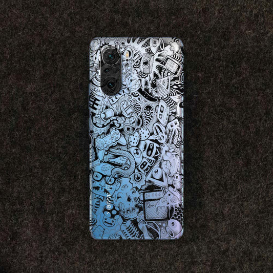 Transparent Abstract Mobile Skin