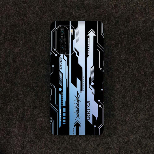 Transparent Cyberpank v1 Dark Mobile Skin