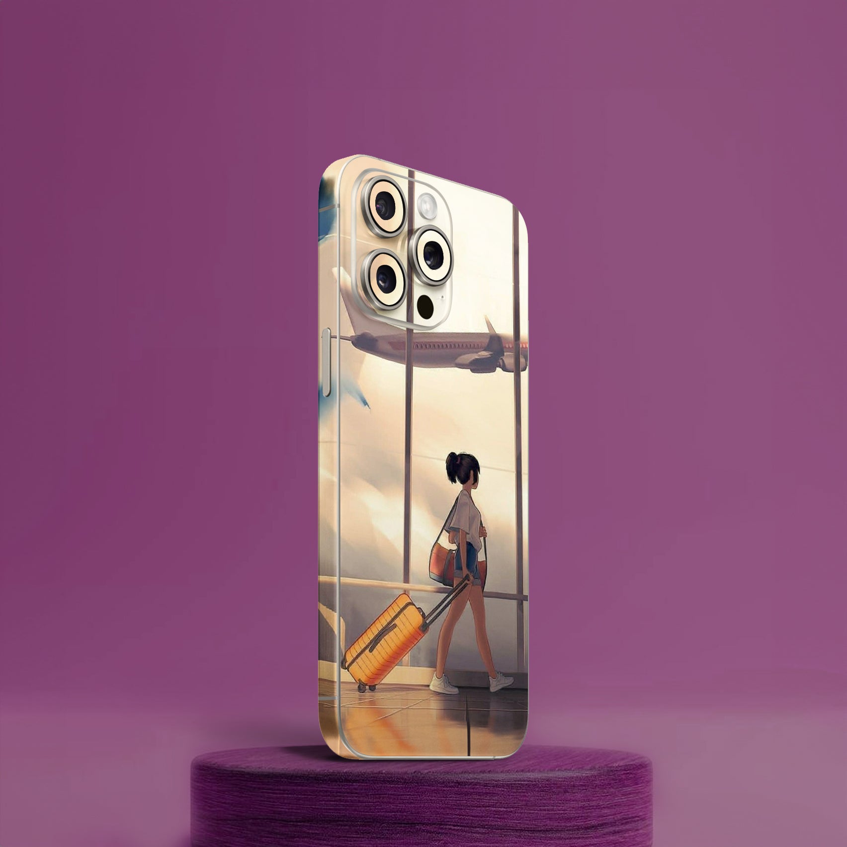 Travel Girl Mobile Skin Travel Girl Mobile Skin